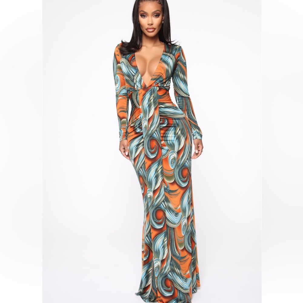 Peacock maxi